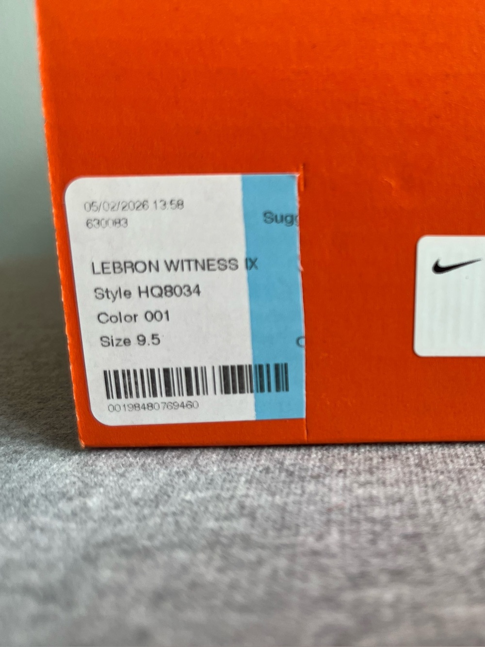 Nike LeBron Witness 9 Black Coconut Milk Men's Shoe Size 9.5 HQ8034-001 - Picture 11 of 11